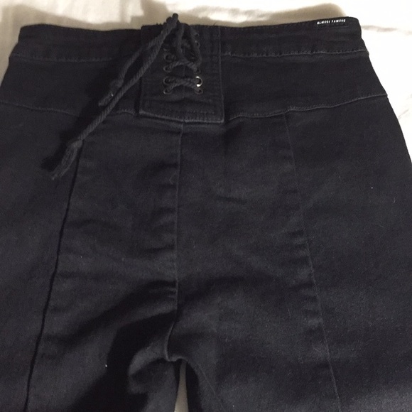 Almost Famous 70’s high rise bell bottom jeans - Picture 2 of 15